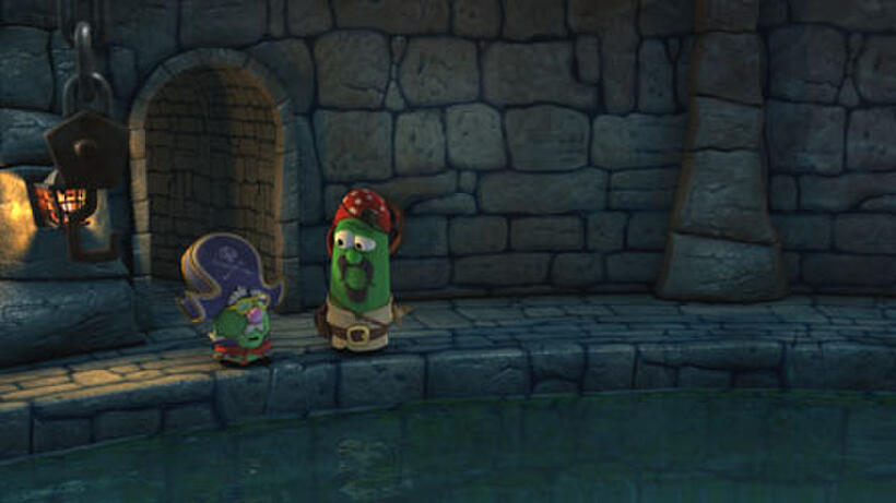A scene from "The Pirates Who Don't Do Anything."